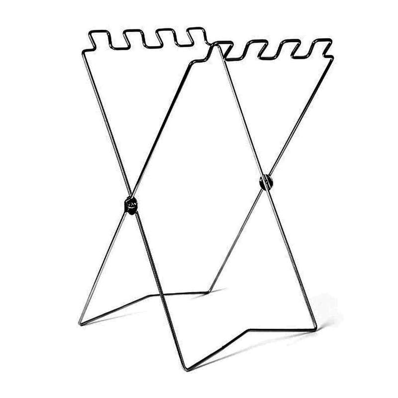 Trash Rack Outdoor Folding Garbage Bag Holder Trash Bag Frame for Kitchen Camping Picnic Barb