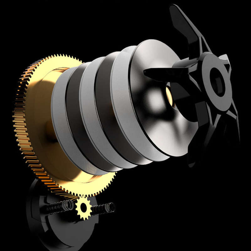 Fishing Reel Casting Reel Baitcaster 7.2:1 High Speed Spinning Reel with Magnetic Brake 18LB