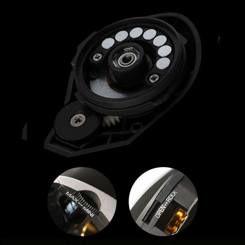 Fishing Reel Casting Reel Baitcaster 7.2:1 High Speed Spinning Reel with Magnetic Brake 18LB