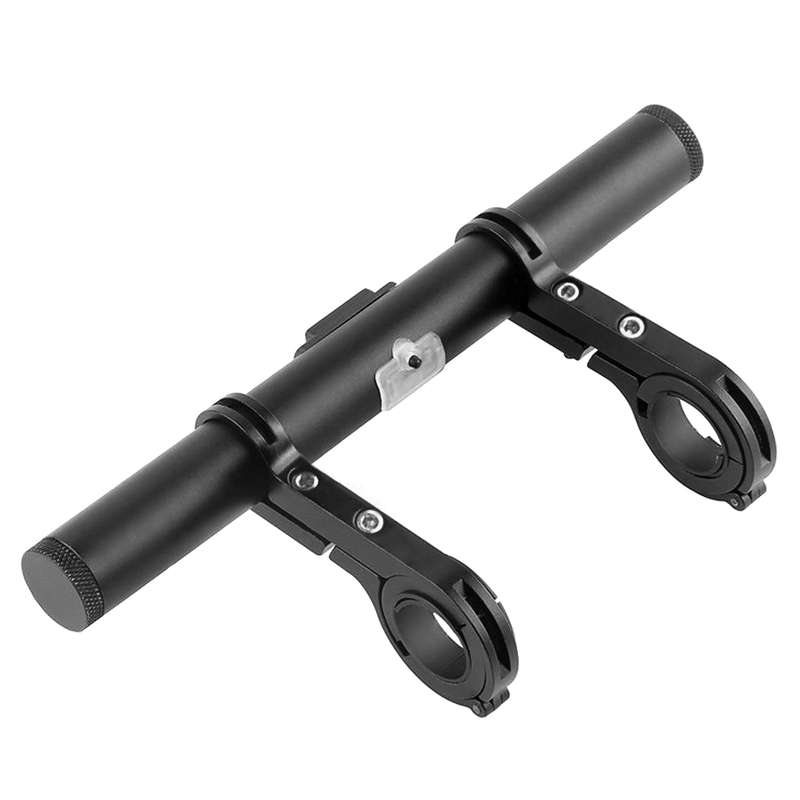 Bicycle Handlebar Extended Bracket USB Charging Power Bank Bike Front Light Mount Bar Holder
