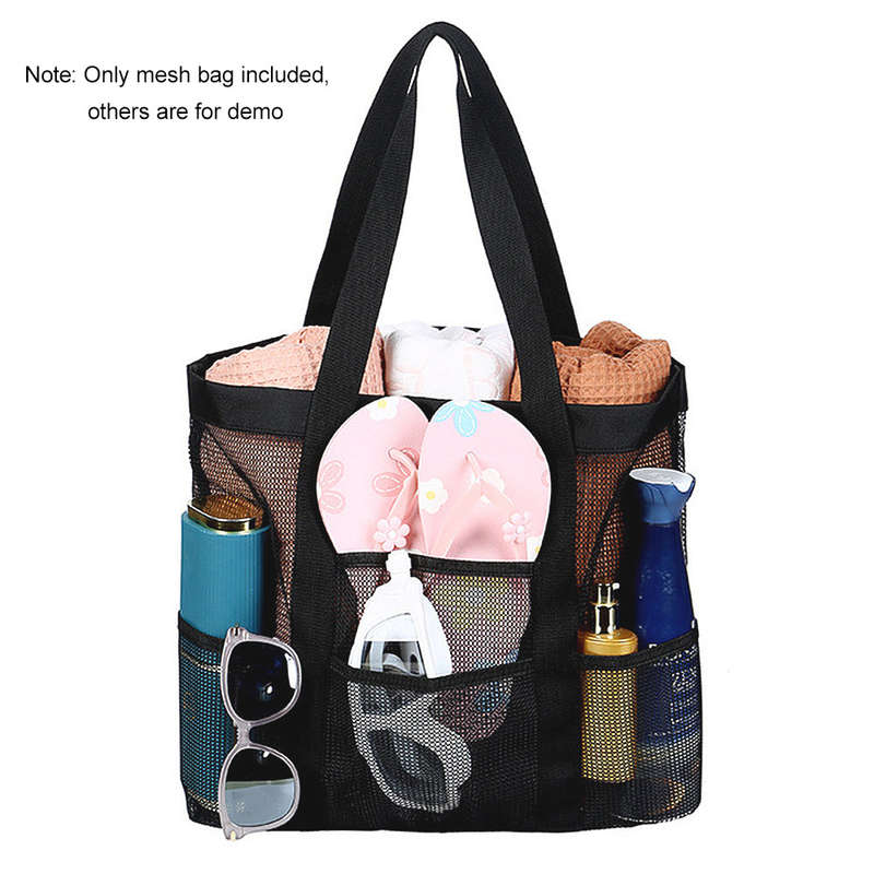 Mesh Shower Bag Hanging Toiletry Bag College Dorm Essentials Bag Portable Wash Bag Quick Dry