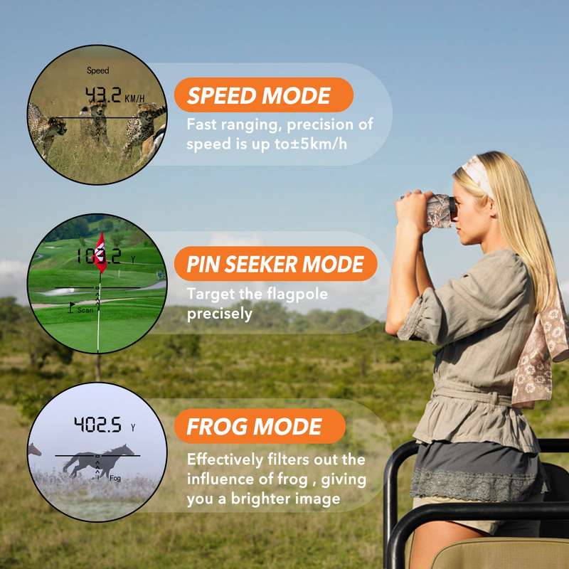 Outdoor Compact 6X Laser Range Finder 600m Hunting Rangefinder Golf Rangefinder Hunting Monoc