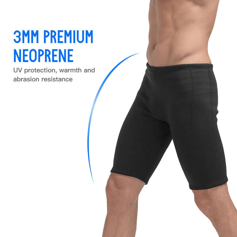 3mm Neoprene Wetsuit Shorts Men's Swimming Trunks Diving Pants Water Sport Underwear Swimsuit