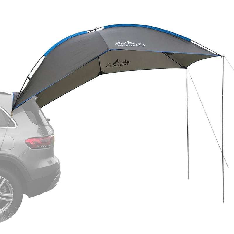 Waterproof Car Rear Tent Camping Shelter Outdoor Car Tent Beach Sun Shelter Awning Shelter