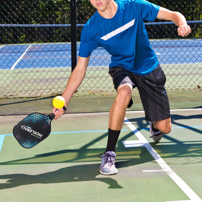 Ultralight Pickleball Paddle and Ball Set Carbon Fiber Surface Pickle Ball Racket 1 Paddles w