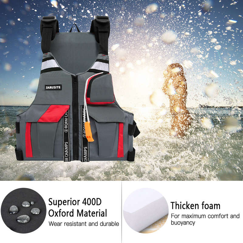 Fishing Life Jacket Adults Life Jacket Adult Life Vest Safety Float Suit for Water Sports Kay
