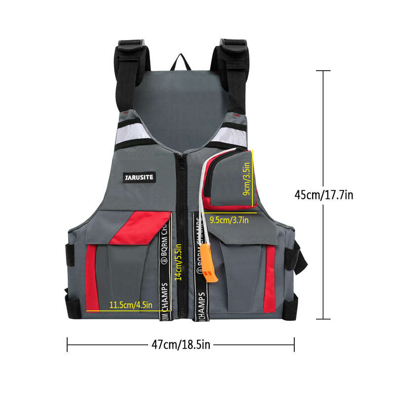 Fishing Life Jacket Adults Life Jacket Adult Life Vest Safety Float Suit for Water Sports Kay