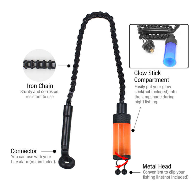 Fishing Swinger Chain Alert Swinger Bite Alarm Hanger Swinger Fishing Tackle
