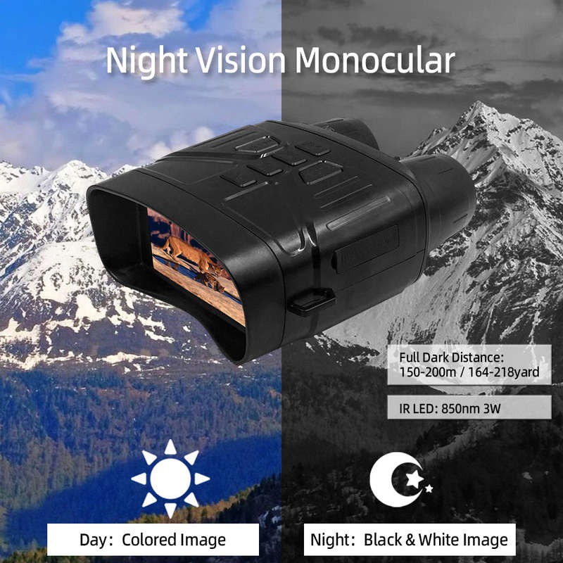 4K 36MP Infrared Night Vision Binoculars 5X Digital Zoom Night Vision Device Take Photos and