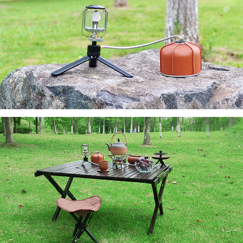 Mini Portable Bright Camping Lantern Gas Light Outdoor Fishing Picnic Tent Lamp Home Garden H