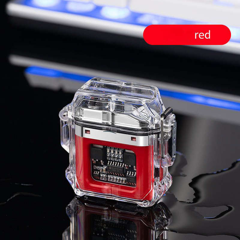Electric Lighter Double Arc Electronic Pulse Lighter Windproof & Waterproof Rechargeable Flam