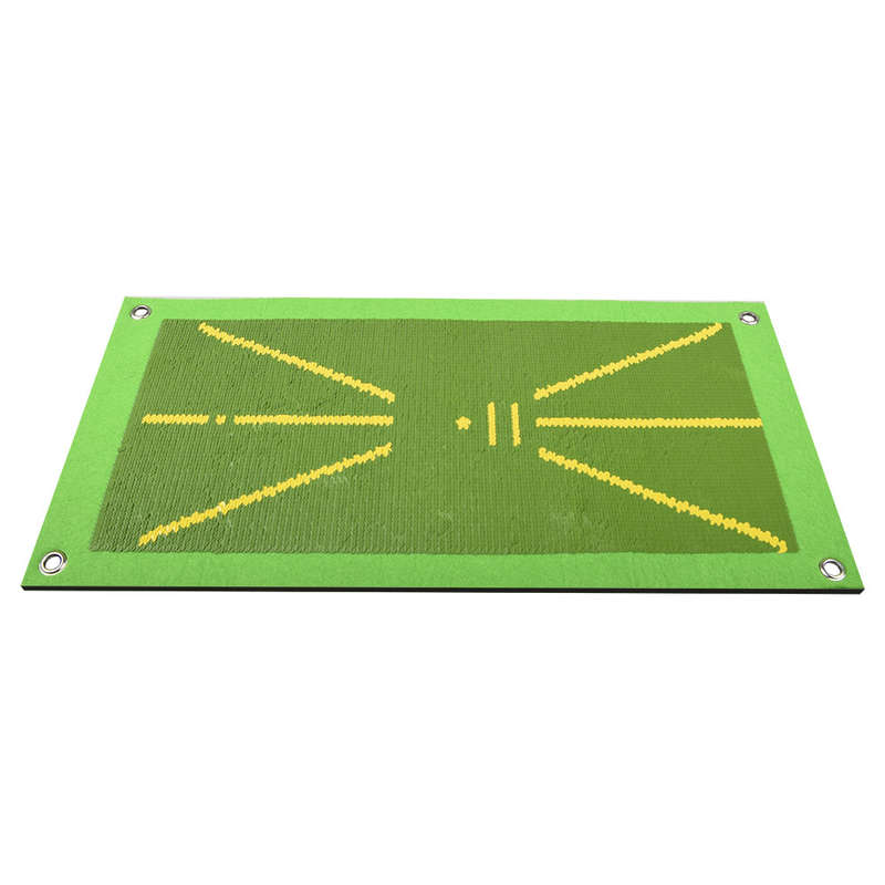 Golf Hitting Mat for Swing Detection Batting Portable Golf Practice Training Aids Rug for Hom