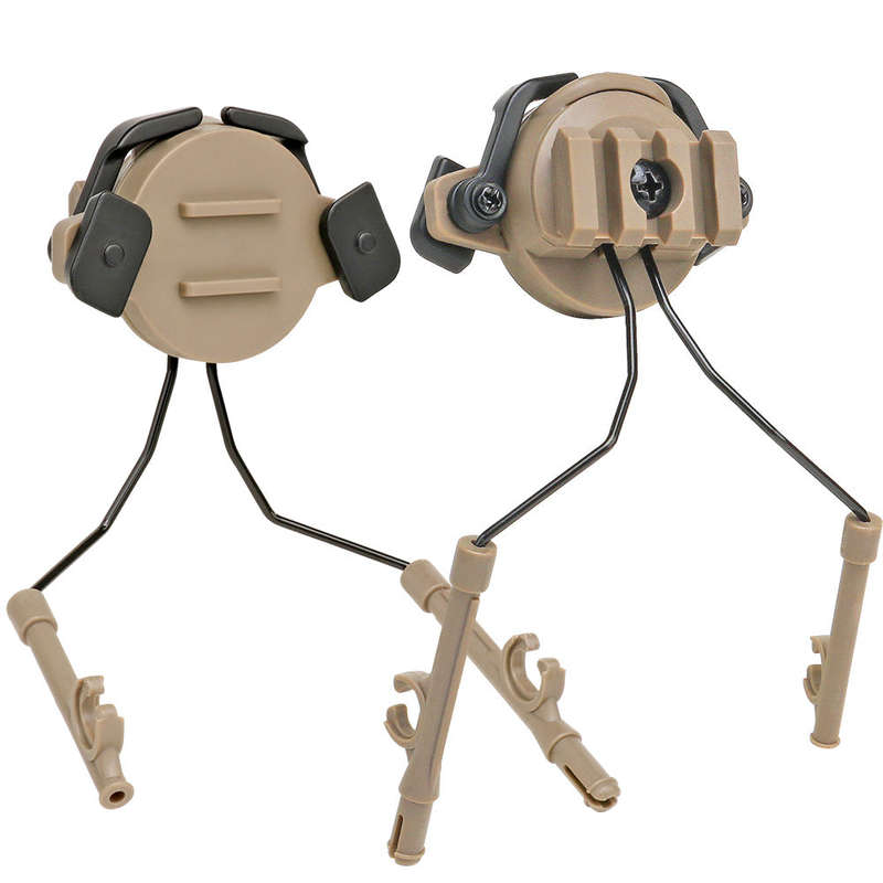 Tacticals Helmet Rail Headset Adapter Holder ARC Rail Adapter Headphone Suspension Bracket Le