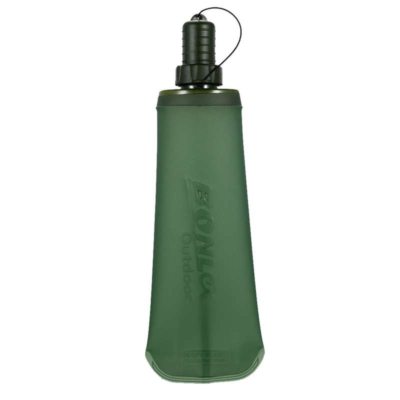 TPU Folding Soft Flask Sport Water Bottle Running Camping Hiking Water Bag Collapsible Drink