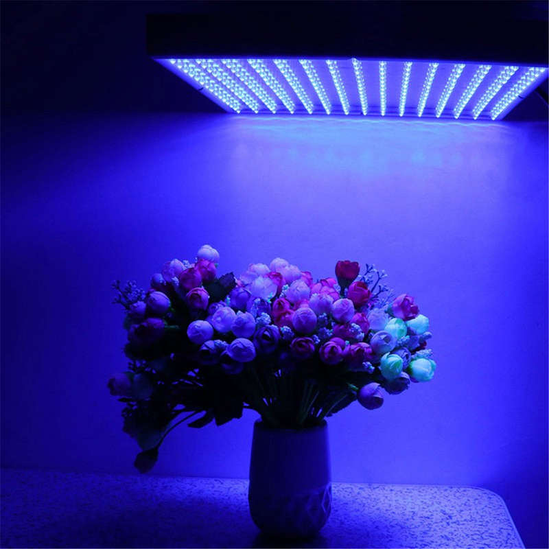 225 LED Grow Light Board 14W Pure Blue 450nm Hydroponics Plant Grow Lights Panel Lamp for Veg