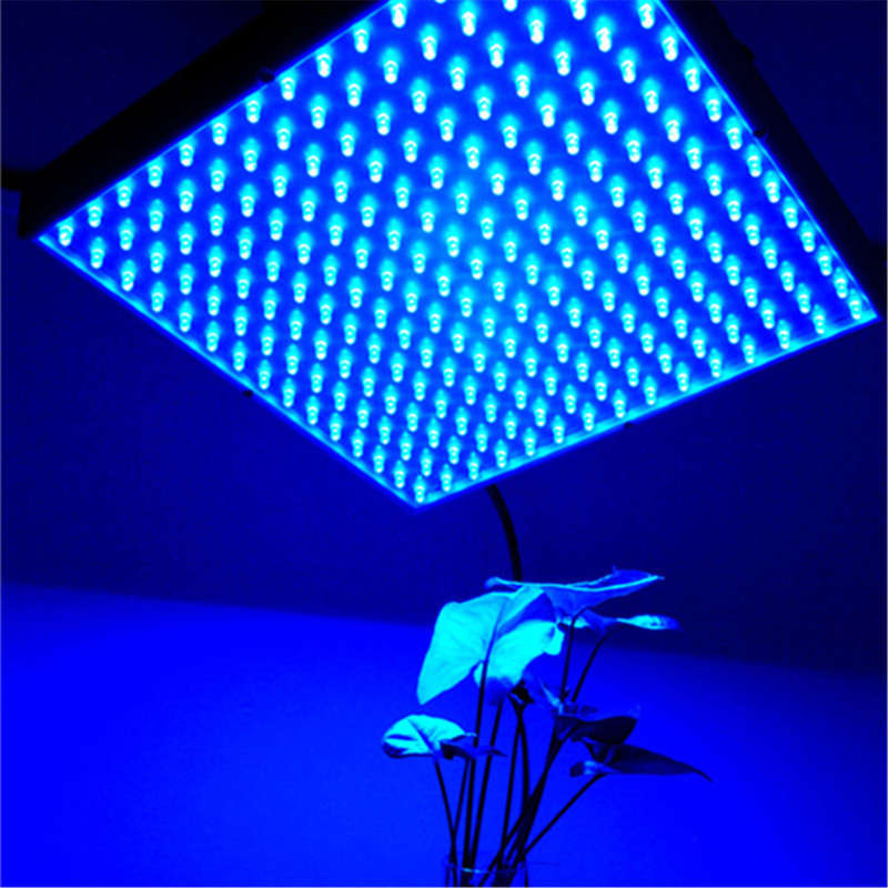 225 LED Grow Light Board 14W Pure Blue 450nm Hydroponics Plant Grow Lights Panel Lamp for Veg