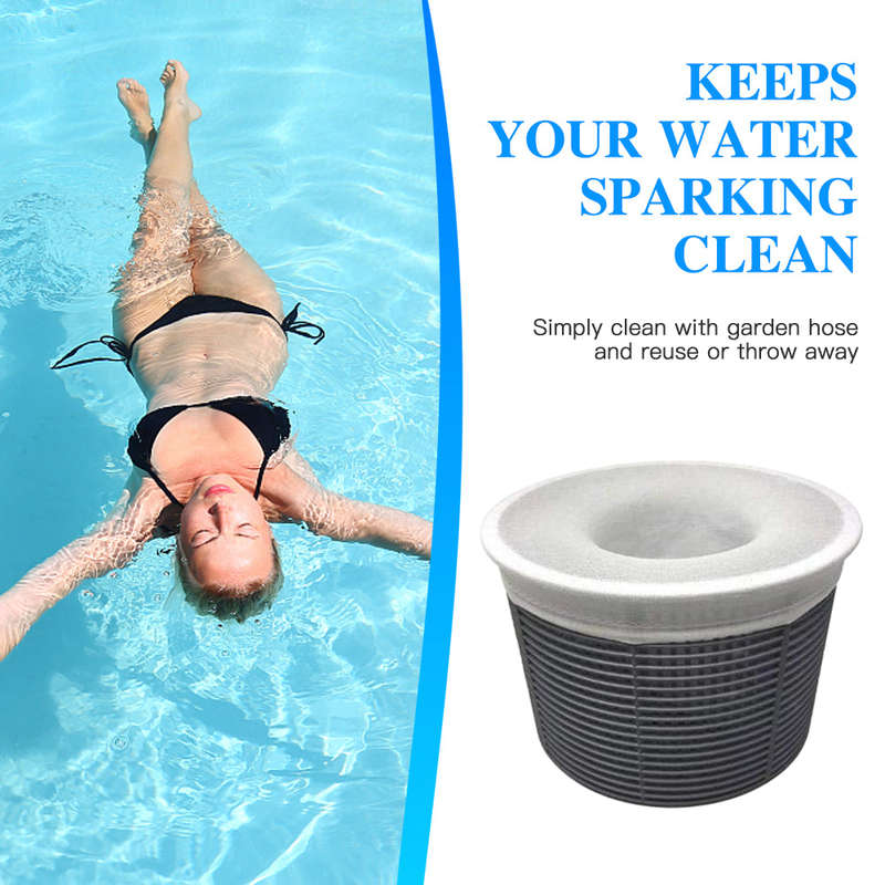 High Elasticity Nylon Pool Skimmer Socks Ground Swimming Pool Filtering Net 10PCS/20PCS/30PCS
