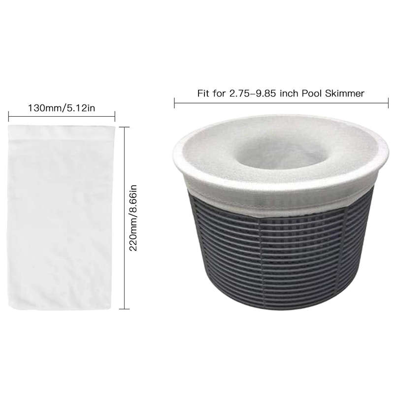 High Elasticity Nylon Pool Skimmer Socks Ground Swimming Pool Filtering Net 10PCS/20PCS/30PCS