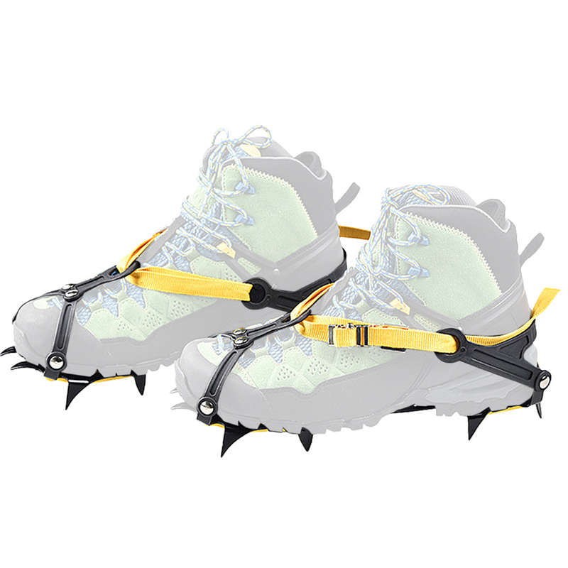 10 Teeth Crampons Traction Cleats Winter Snow Boot Shoe Covers Ice Snow Grips for Hiking Ice