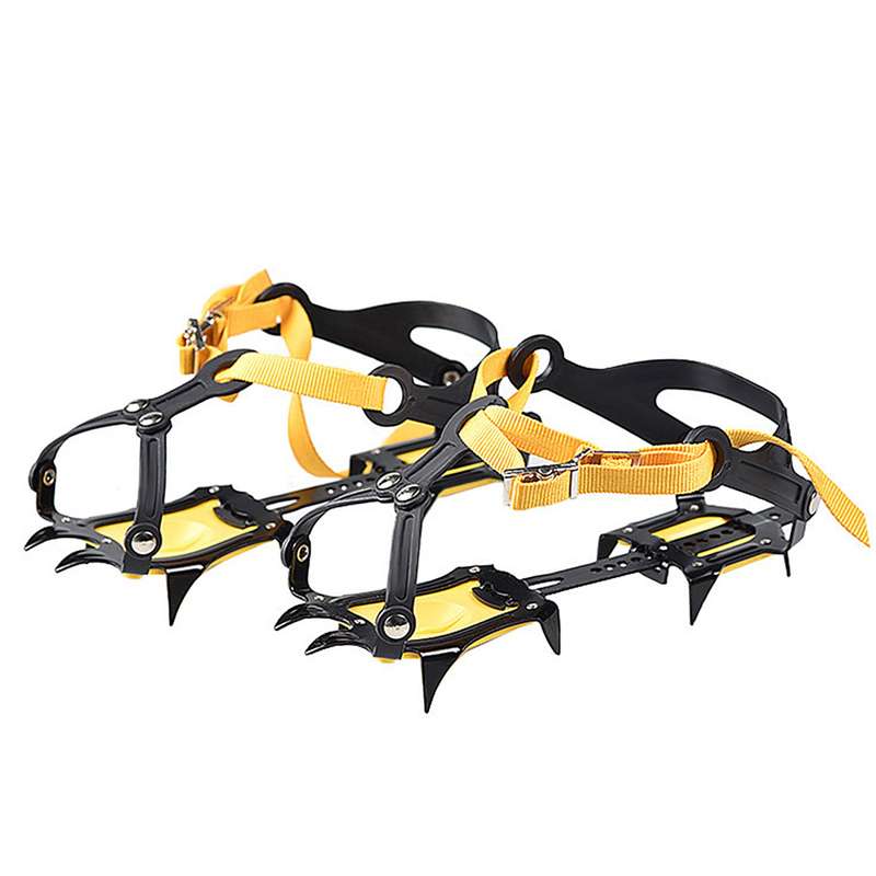 10 Teeth Crampons Traction Cleats Winter Snow Boot Shoe Covers Ice Snow Grips for Hiking Ice