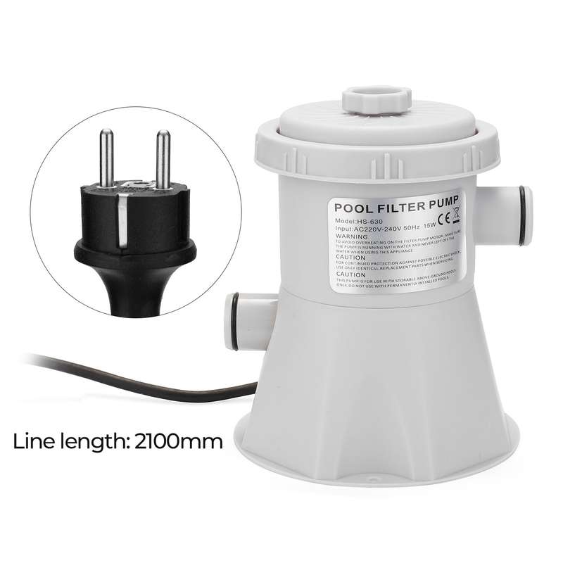 Electric Swimming Pool Filter Pump Reusable Practical Swimming Pool Filter Water Purifier Eas