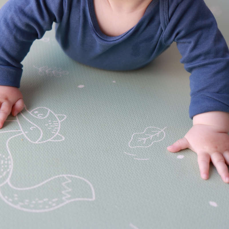 EVA Foam Baby Play Mat - Fairytale Forest - Mint Green