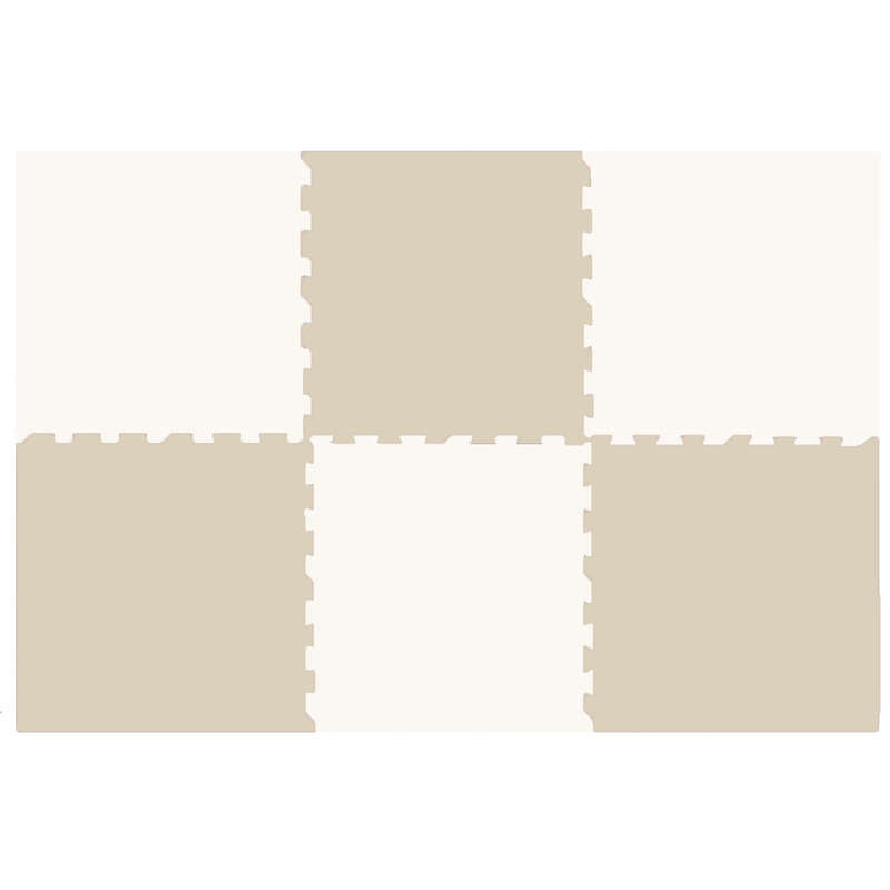 EVA Foam Baby play mat Sand & Ivory