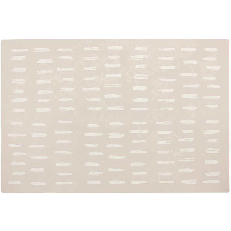 EVA Foam Baby play mat Beige with White stripes