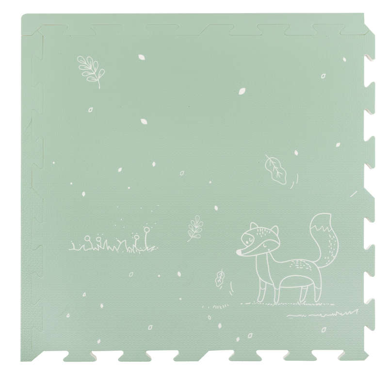 EVA Foam Baby Play Mat - Fairytale Forest - Mint Green