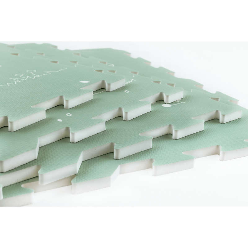 EVA Foam Baby Play Mat - Fairytale Forest - Mint Green