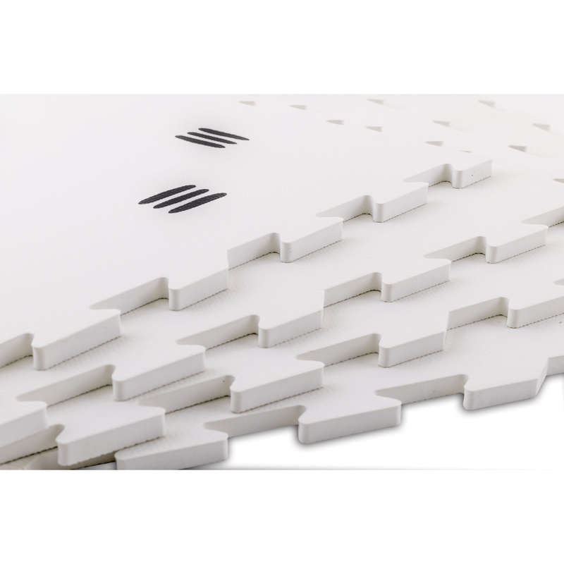 EVA Foam Baby Play Mat - White with Black Stripes