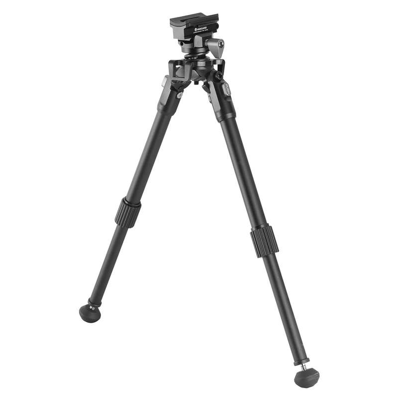 Vanguard EQUALIZER 2QSA Aluminium Bipod with Picatinny Rail  Height: 25 to 35.5cm
