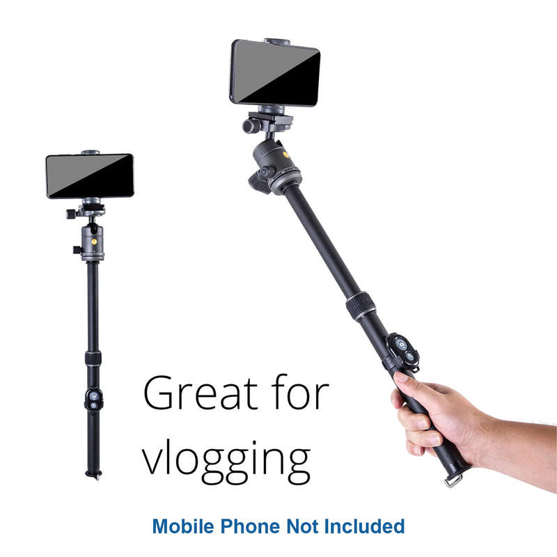 Vanguard Veo 3 Go 235AB Aluminum Travel Tripod/Monopod - Ball Head & Bluetooth