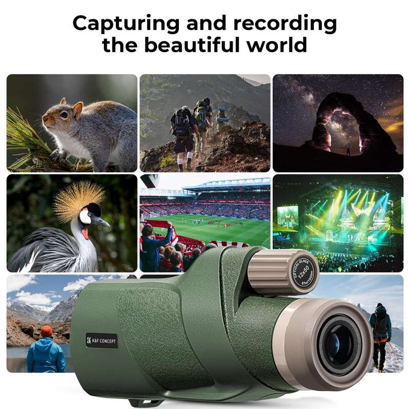 K&F 10X50 BAK HD Nitrogen M-Noculars GN