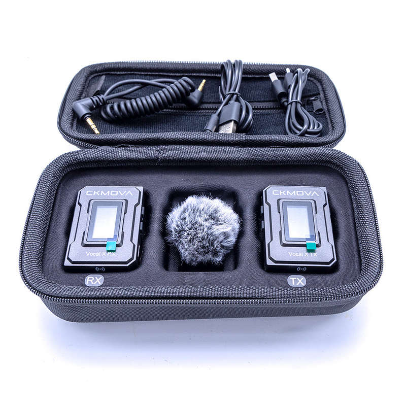 CKMOVA Dual Channel Wireless Mic System, 1 Transmitter, 1 Receiver -VOCAL-XV1