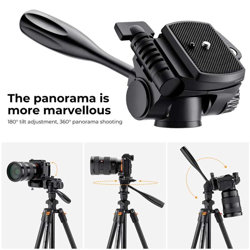 K&F Concept PRO K234A0 Magnalium Tripod for Camera, Mobile Phone & Video  KF09.115