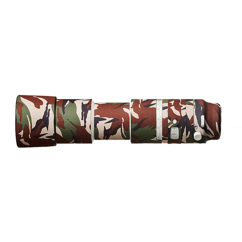 easyCover Lens Oak for Canon RF 200-800mm F/6.3-9 IS - Green Camouflage | Neoprene Lens Cover