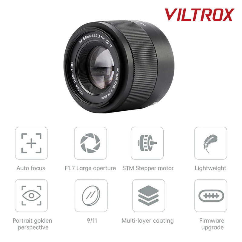 Viltrox AF 56mm f/1.7 XF STM APS-C Prime Lens for Fujifilm X-Mount Mirrorless Cameras