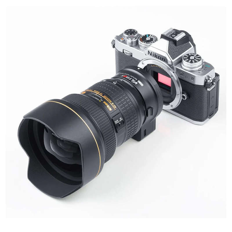 VILTROX NF-Z Auto Focus F-mount to Nikon Z-mount Adapter with EXIF Transmission VR Lens Stabilisa...