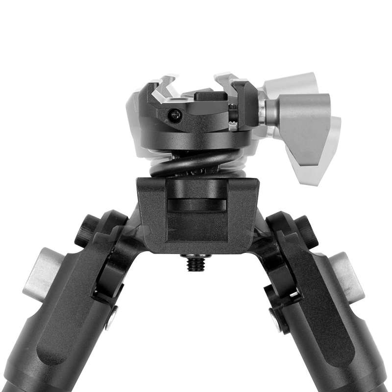 Vanguard EQUALIZER 2QSA Aluminium Bipod with Picatinny Rail  Height: 25 to 35.5cm