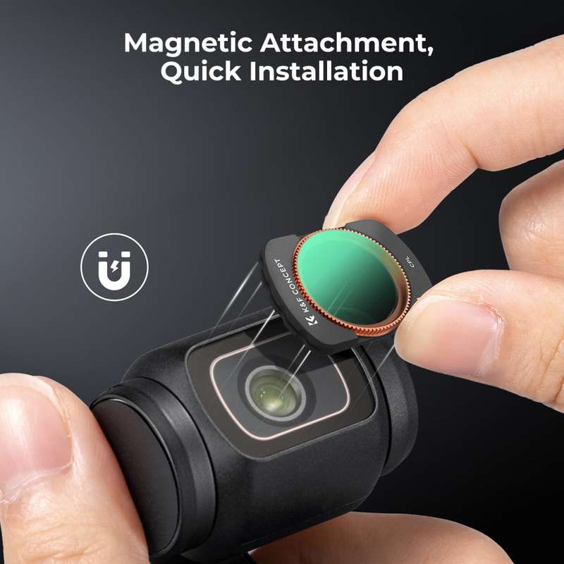 K&F Concept CPL + ND4 + ND8 Filter Kit for DJI Osmo Pocket 3