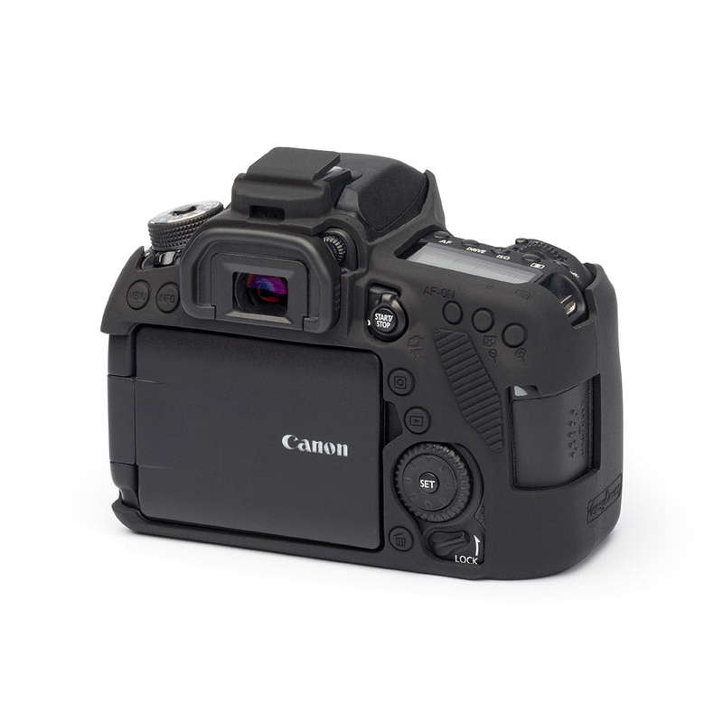 easyCover Silicone Protection Cover for Canon EOS 80D (Black)