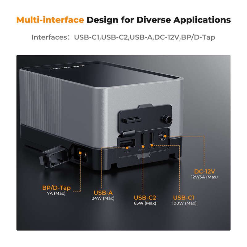 K&F Concept 99wh (6700mAh) Mini V-Mount Battery with USB-C Fast Charging