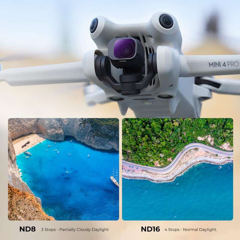 K&F Concept DJI Mini 4 PRO Lens Filter Kit - UV + 5 x ND Filters