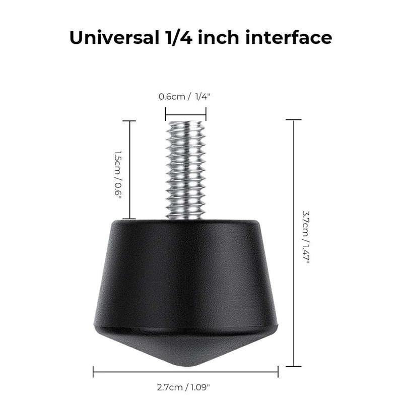 K&F Concept Universal 3 Piece Anti-Slip Rubber Tripod Feet Replacements KF31.050