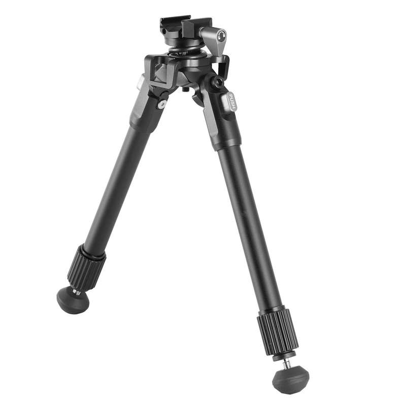 Vanguard EQUALIZER 2QSA Aluminium Bipod with Picatinny Rail  Height: 25 to 35.5cm