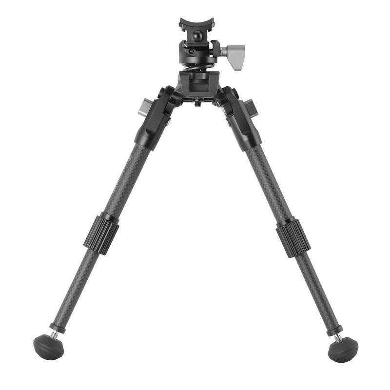 Vanguard EQUALIZER 1QSC Carbon Fiber Bipod with Picatinny Rail  Height: 20-26.5cm
