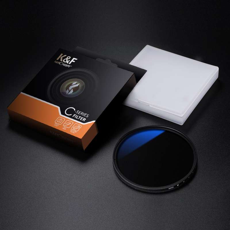 K&F Concept PRO 77mm Classic Series Slim Blue Multi Coated Variable ND2-ND400 filter-KF01.1405