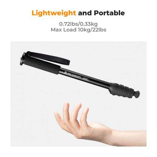 K&F Concept MS16 PRO 160cm/10kg Portable Aluminium Monopod - KF09.138