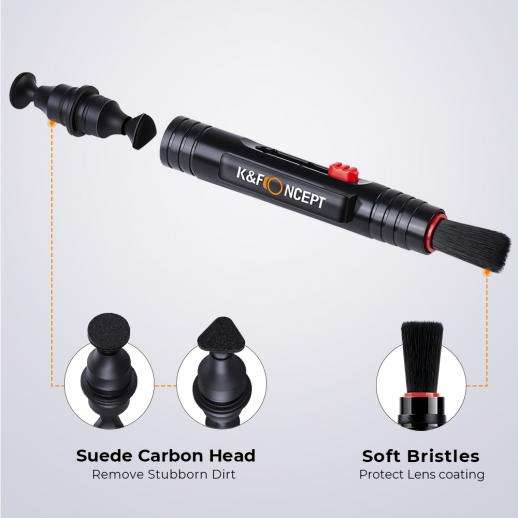 K&F Concept 15 in 1 Camera and Lens Cleaning Kit: Air Blower, Cleaning Pen, Cleaning Wipes, 15ml ...